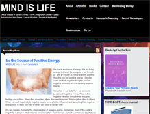 Tablet Screenshot of mindislife.com